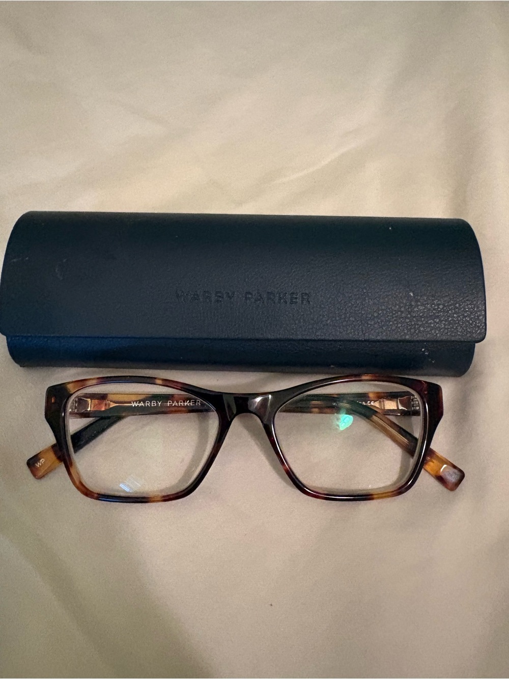 Ash Tortoiseshell Brown Rectangular Eyeglass Frames